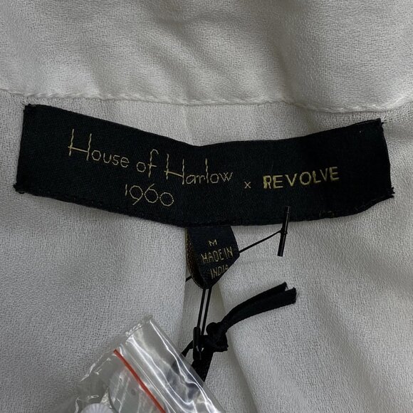 House of Harlow x Revolve Women's Jolie Embellished Jacket Size M Ivory - Picture 3 of 9